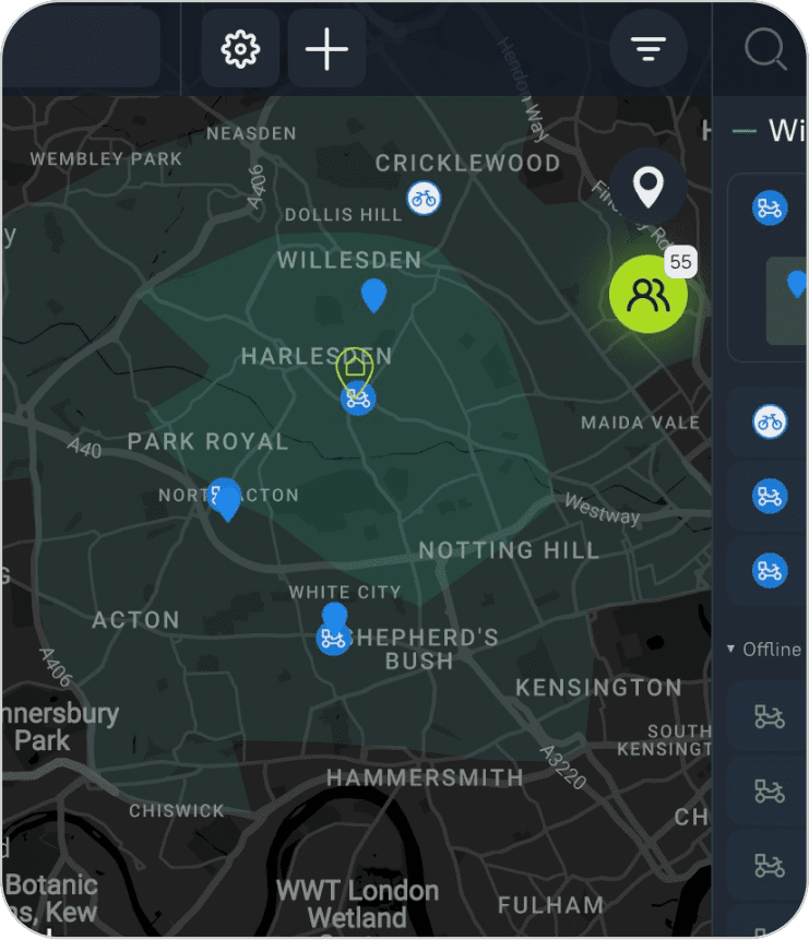 Delivery and couriers management system